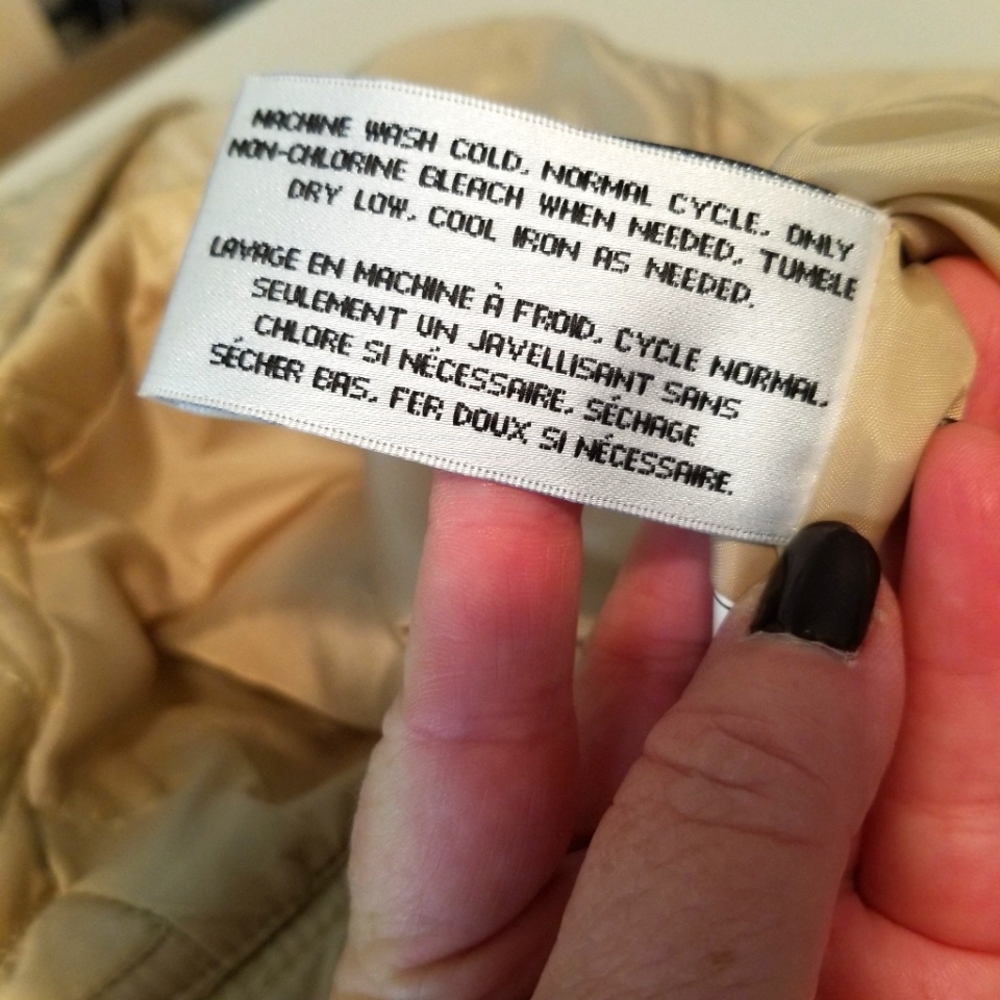 Via Spiga Gold Quilted Woman’s coat. Size Sm - Picture 6 of 13